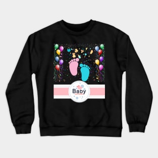 Baby shower design Crewneck Sweatshirt